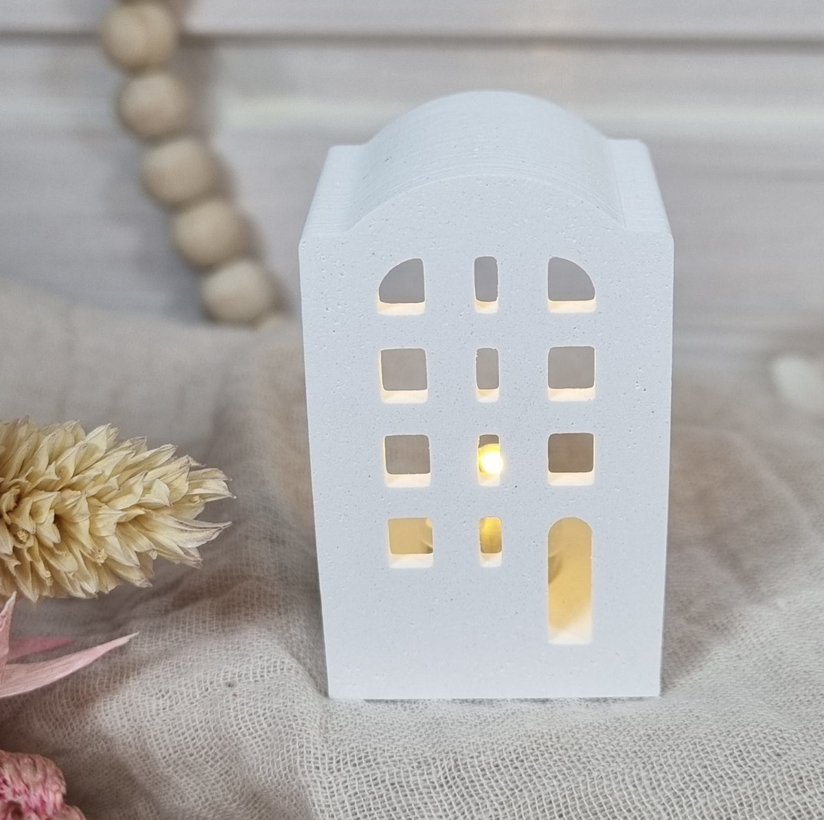Mini-Lichthäuser aus Keramikgießmasse – einzeln & als 6er-Set