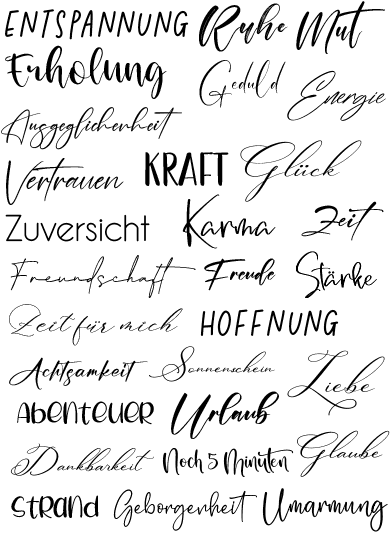 Kerzenset Geschenkset "Nimm dir was du brauchst"