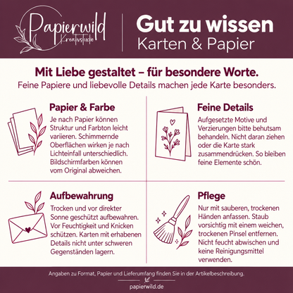 Weihnachtskarte in Gold & Weiß mit filigranem Kranz