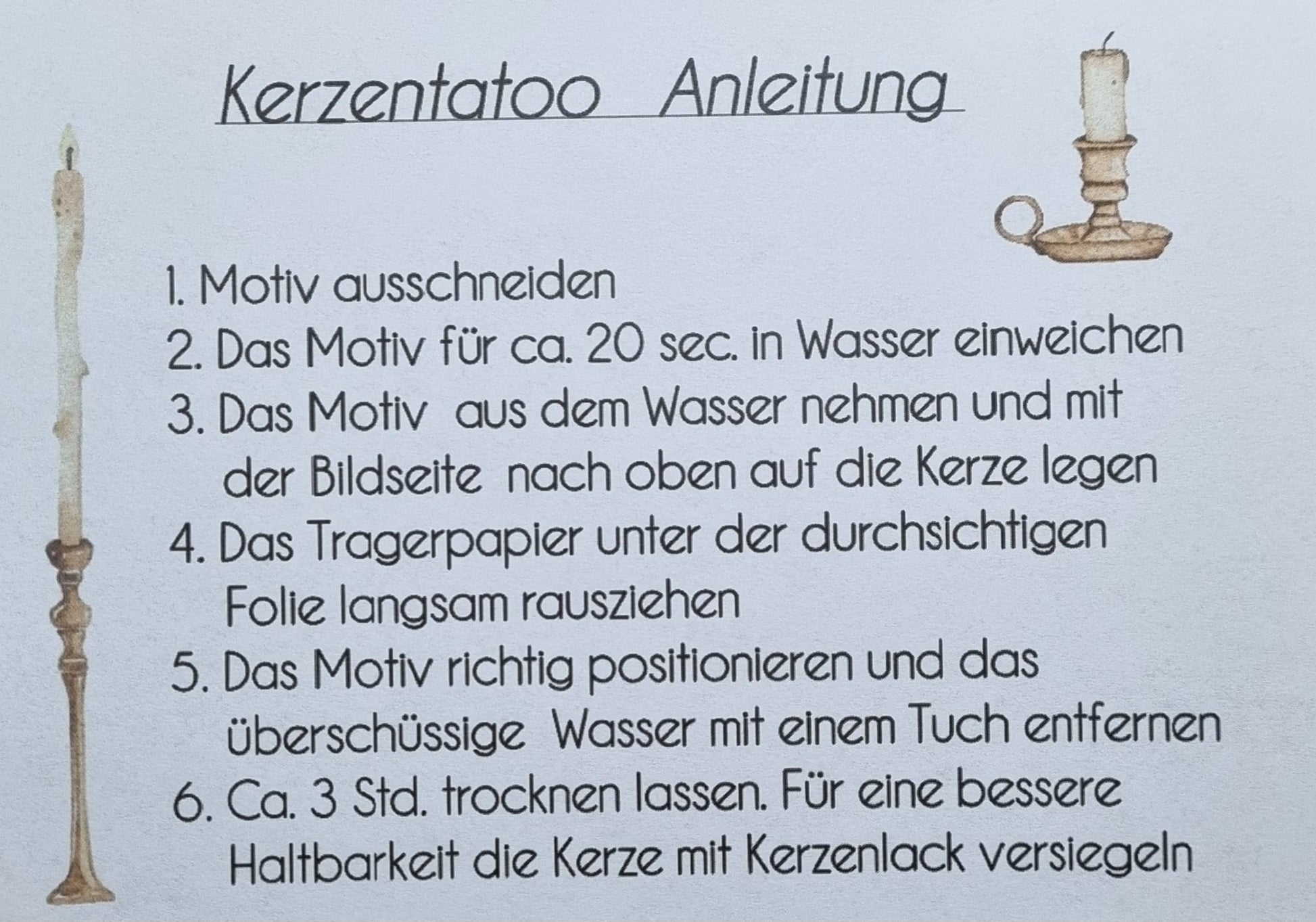 Kerzenfolie Kerzentattoo Kommunion 4 |Glückwunsch | Glaube Hoffnung Liebe | Wasserschiebefolie für Kerzen | Din A5 | Kerzensticker Mädchen