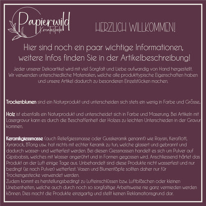 Dekorativer Türkranz "Herbstzauber" | Herbstkranz mit Trockenblumen | herbstlicher Dekokranz | Loop Herbst | Fensterdekoration