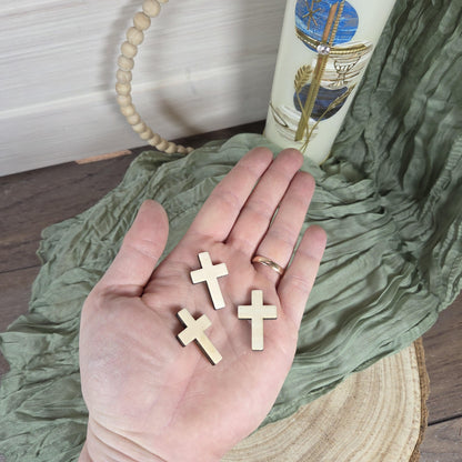 Streudeko Tischdeko zu Kommunion Konfirmation Taufe Firmung aus Holz 10 Stk | Lasercut Tischdekoration | Fisch Kreuz Taube Herz