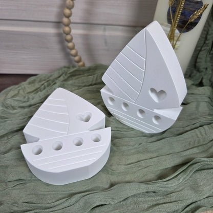 Personalisiertes Geldgeschenk Boot zu Taufe Kommunion Konfirmation Firmung | Tischdekoration
