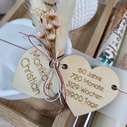 Kerzenset Geschenk zur goldenen Hochzeit